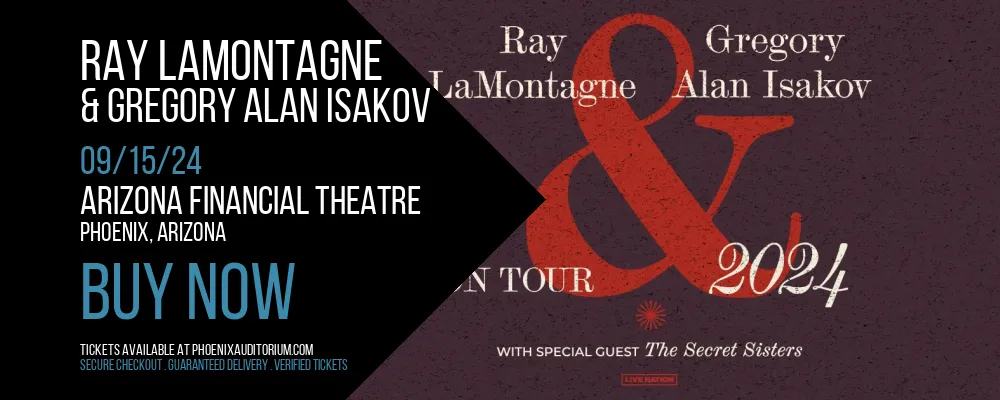 Ray Lamontagne & Gregory Alan Isakov at Arizona Financial Theatre